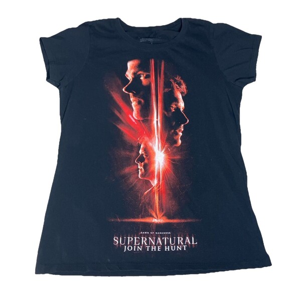 Supernatural Women’s Size Large Dawn of Darkness Join the Hunt T-Shirt - Picture 1 of 6